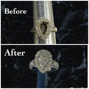 Before and after of a ring