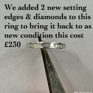 New setting edges ring