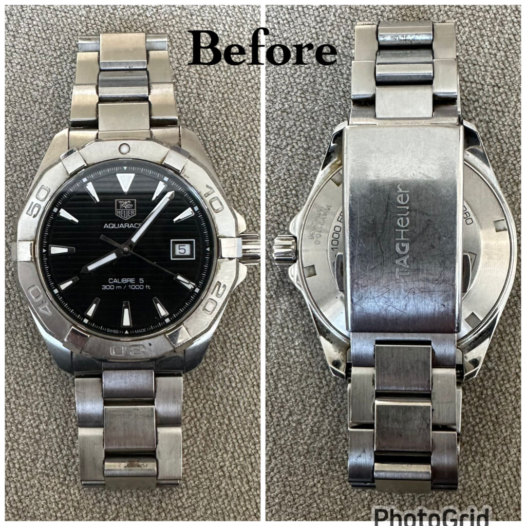 Scratched Tag Heuer Watch