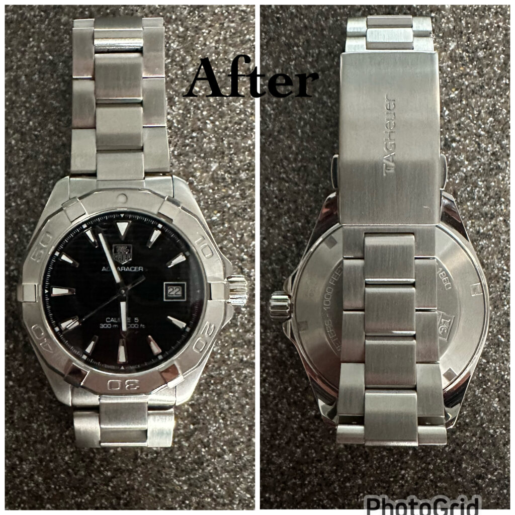 Cleaned Tag Heuer Watch